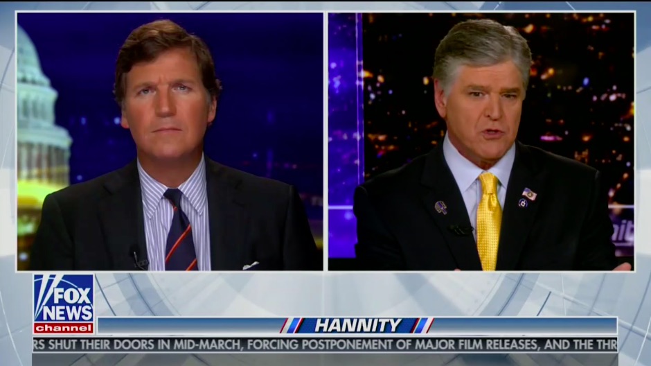 'Hannity' and 'Tucker Carlson' Share Tuesday Ratings Title