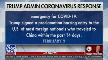 Trump Smears Press for Questioning His China Travel Ban
