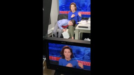 stephanie ruhle with child on lap