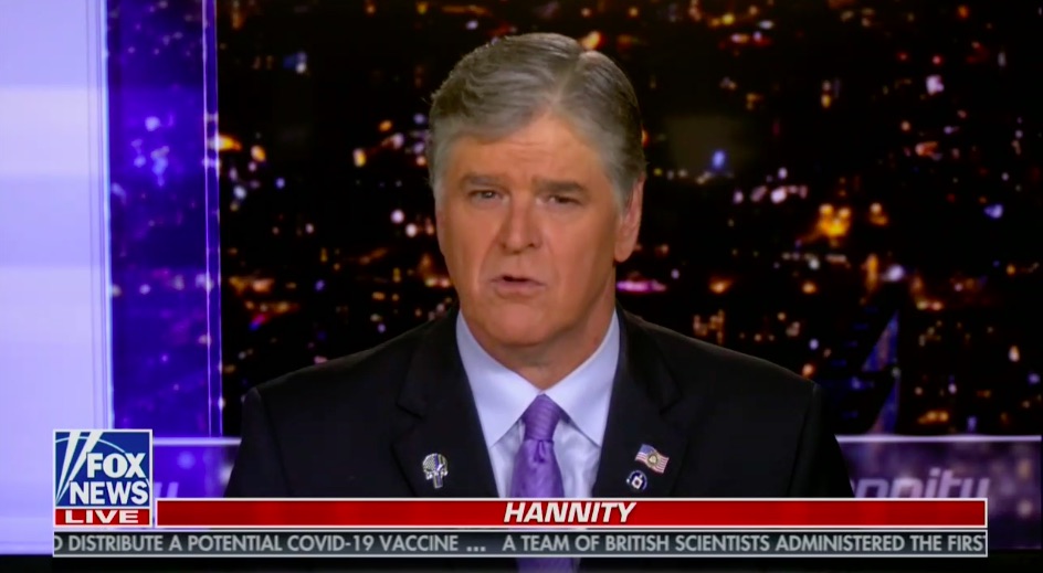 Sean Hannity Back on Top on Primetime in Overall Viewers