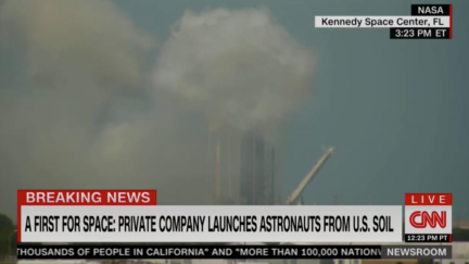 CNN SpaceX Launch