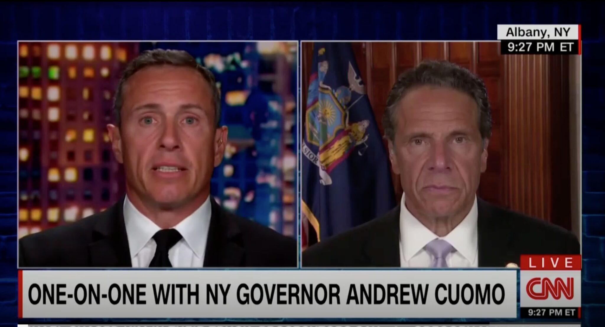 Chris Cuomo Decried For Glowing Interview With Andrew Cuomo