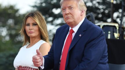 Donald Trump and Melania Trump