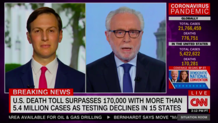 Wolf Blitzer Presses Jared Kushner on Claim WH Covid Response a 'Success Story'