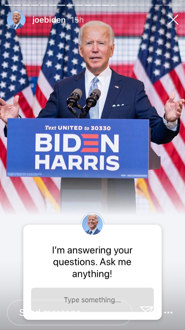 Download Joe Biden Fields Questions on Instagram, Doesn't Answer Any
