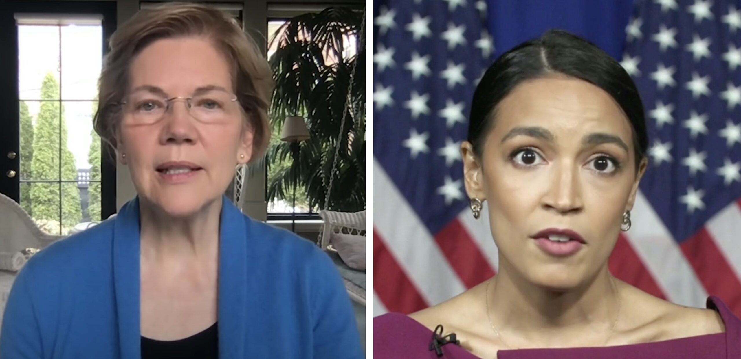 aoc elizabeth warren