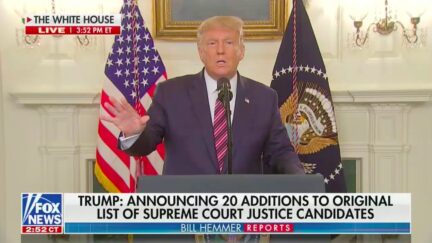 Trump Floats Another 'Short List' of SCOTUS Candidates
