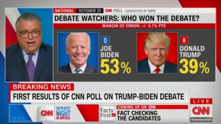 Biden Wins Debate in CNN Instant Poll