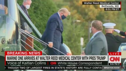 CNN's Kaitlan Collins Reports Trump 'Freaked Out' by Covid