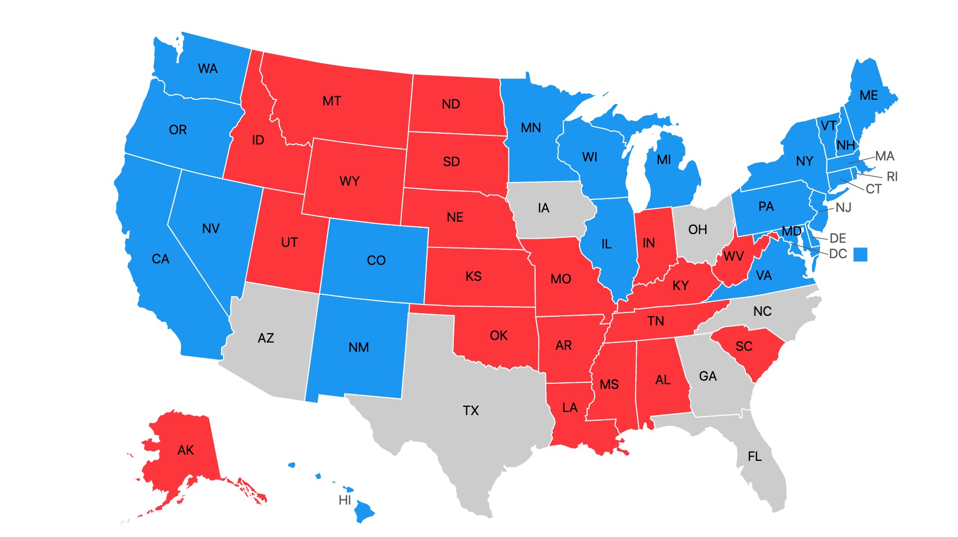 Just In: NBC News Predicts Texas Moving Toward Biden