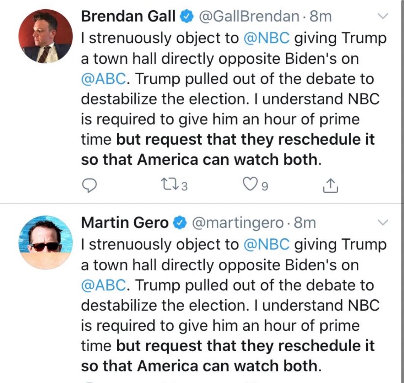 Former NBC Executives Assault NBC for Airing Trump Town Hall