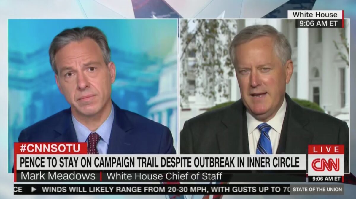 Mark Meadows Stuns With Comments on Pandemic