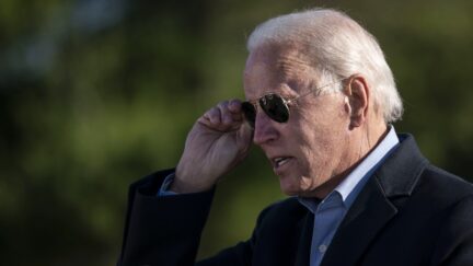 Joe Biden wearing sunglasses