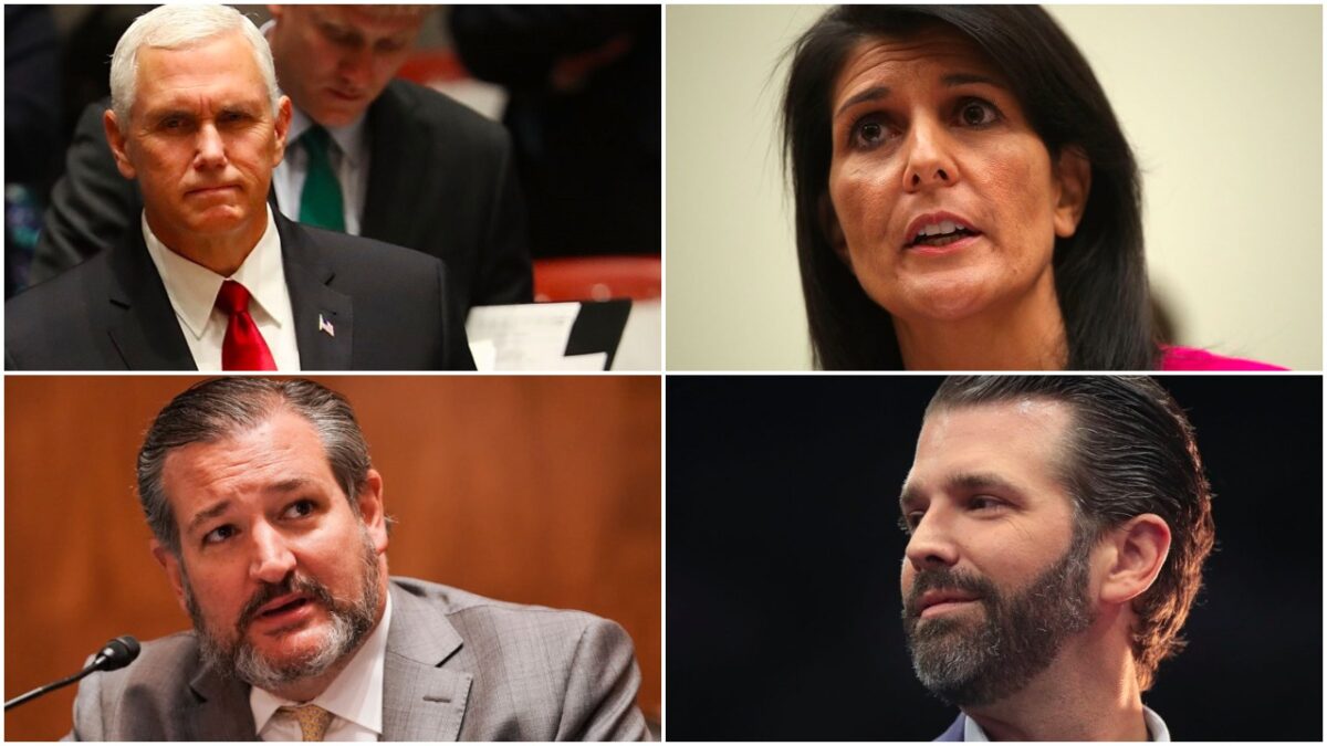 mike pence nikki haley ted cruz donald trump jr.