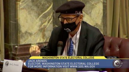 WA Elector Jack Arends Emotionally Casts Vote for Biden Against 'Petty Dictator' Trump
