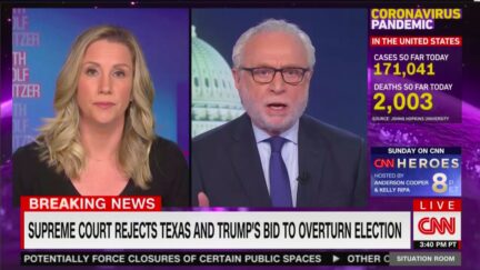 Wolf Blitzer Calls Supreme Court Rejection 'Huge Slap in the Face' of Trump
