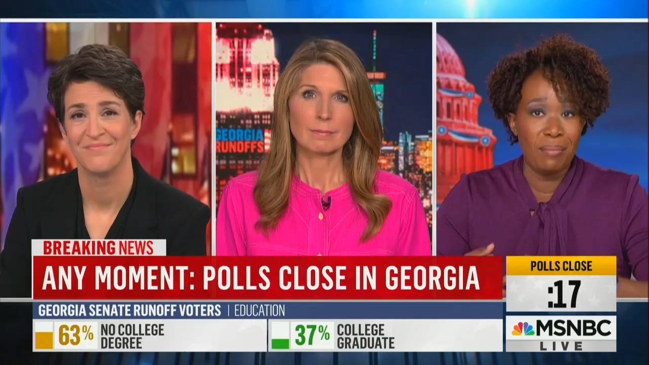 Msnbc Cnn Draw Big Ratings For Georgia Runoff Election Coverage