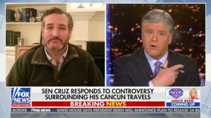 Sean Hannity Tries to Excuse Ted Cruz's 'Round-Trip Quick Drop-Off' in Cancun