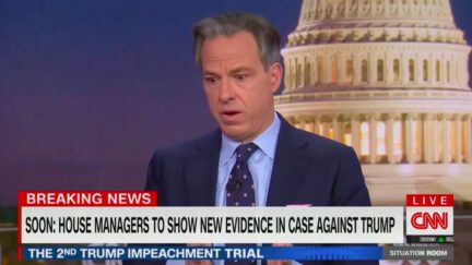 Stunned Jake Tapper Says Violent Capitol Riot Video Will Be 'Donald Trump's Legacy'
