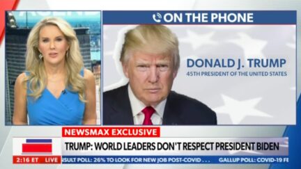 Trump Talks Biden on Newsmax