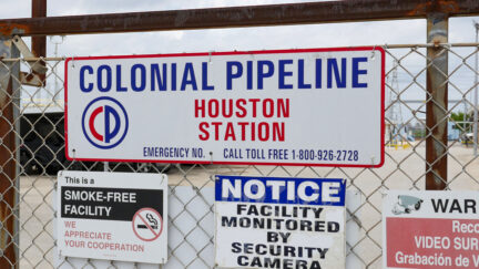 Colonial Pipeline Houston Station facility in Pasadena, Texas taken on May 10, 2021
