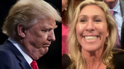 Donald Trump and Marjorie Taylor Greene