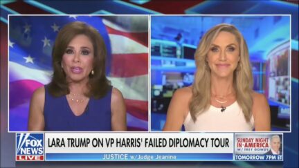 lara trump on justice with judge jeanine