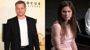Matt Damon and Amanda Knox