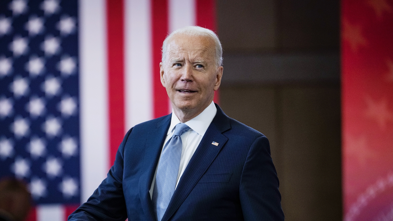 PHILADELPHIA, PA - JULY 13: U.S. President Joe Biden arrives to speak about voting rights at the National Constitution Center on July 13, 2021 in Philadelphia, Pennsylvania. Biden and Congressional Democrats are set to make another push for sweeping voting rights legislation as Republican state legislatures across the country continue to pass controversial and restrictive voting access laws. (Photo by Drew Angerer/Getty Images)