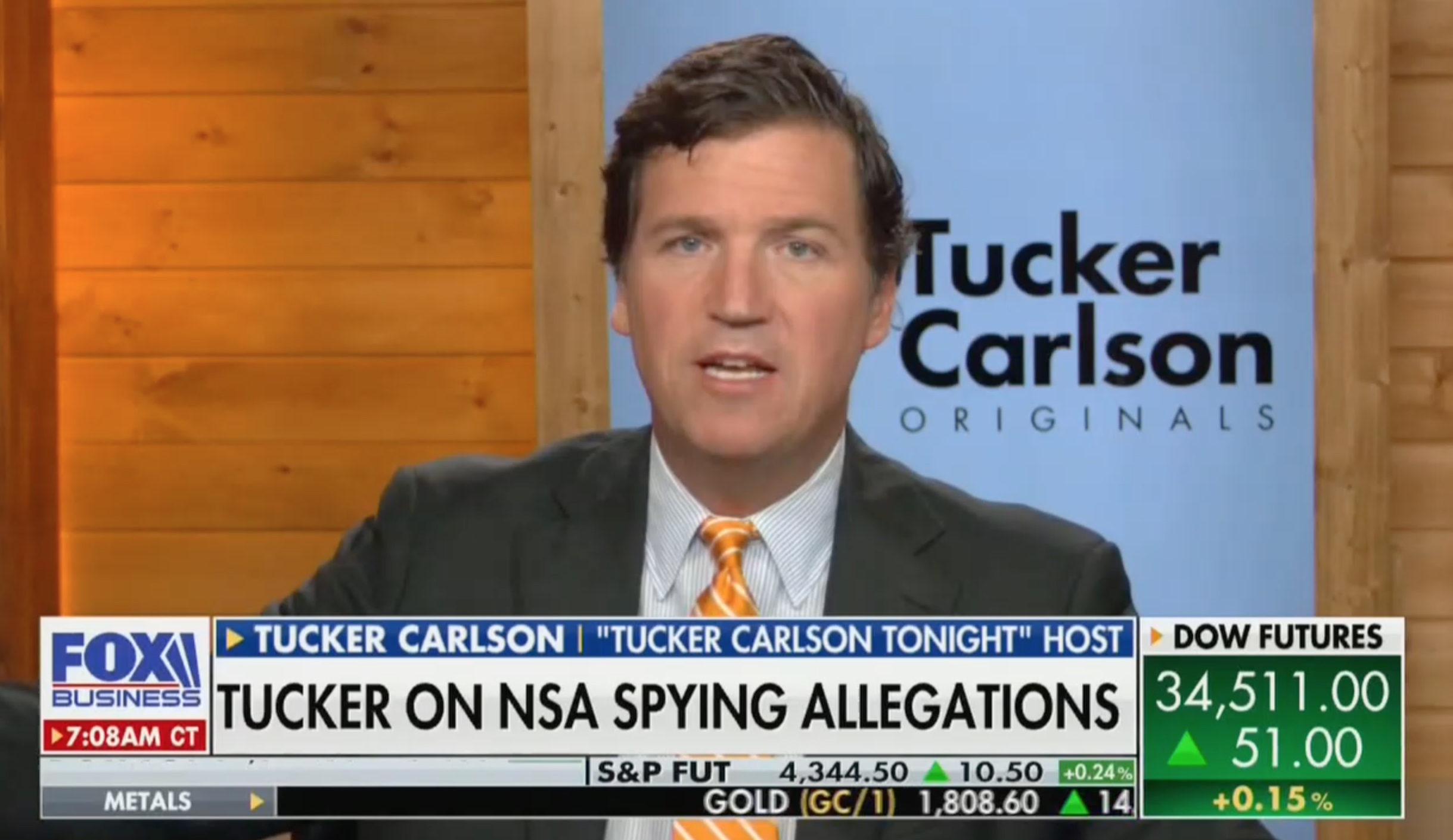 Tucker Carlson Claims NSA Leaked His Emails to Journalists