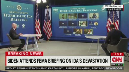 President Biden Attends FEMA Briefing