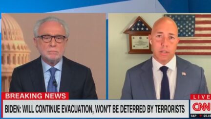 Wolf Blitzer and Brian Mast