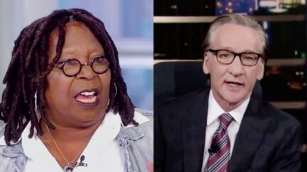 Bill Maher Lectures Whoopi Goldberg on Black National Anthem
