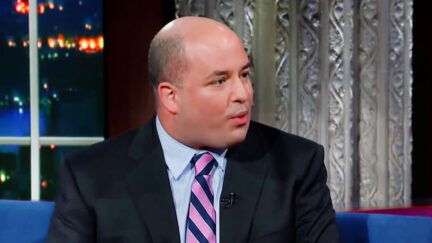 Brian Stelter on The Late Show
