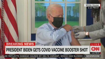 President Biden receives Covid booster shot