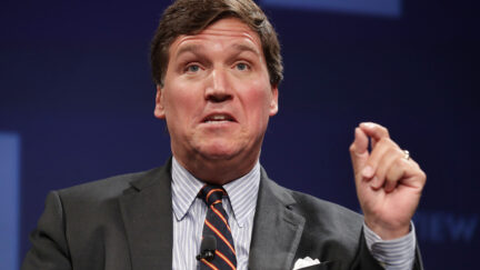 Fox News Host Tucker Carlson Appears At National Review Ideas Summit