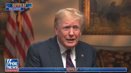 Donald Trump talks about Covid-19 vaccines with Greg Gutfeld