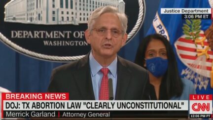 Merrick Garland announces lawsuit against Texas abortion law
