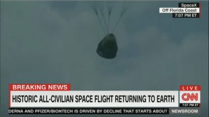 Inspiration4 SpaceX flight splashes down