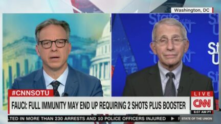 Jake Tapper Grills Anthony Fauci on Booster Messaging