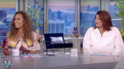 ana navarro and sunny hostin on the view