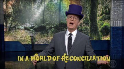 Stephen Colbert sings on the Late Show to explain Congress
