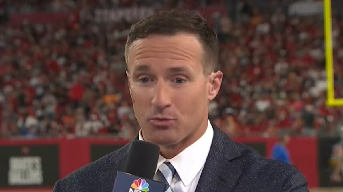 Drew Brees Stuns NFL Fans by Debuting New Hair on NBC