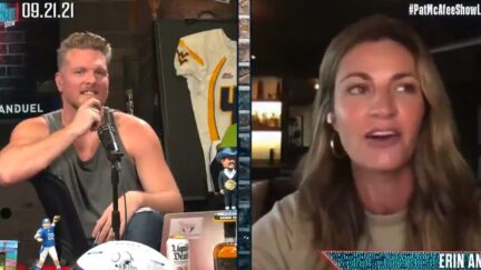 Erin Andrews tells Pat McAfee about interviewing Bill Belichick