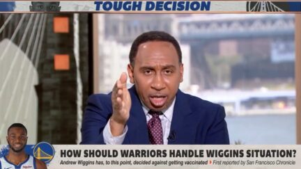 Stephen A. Smith says the Warriors should trade unvaxxed Andrew Wiggins