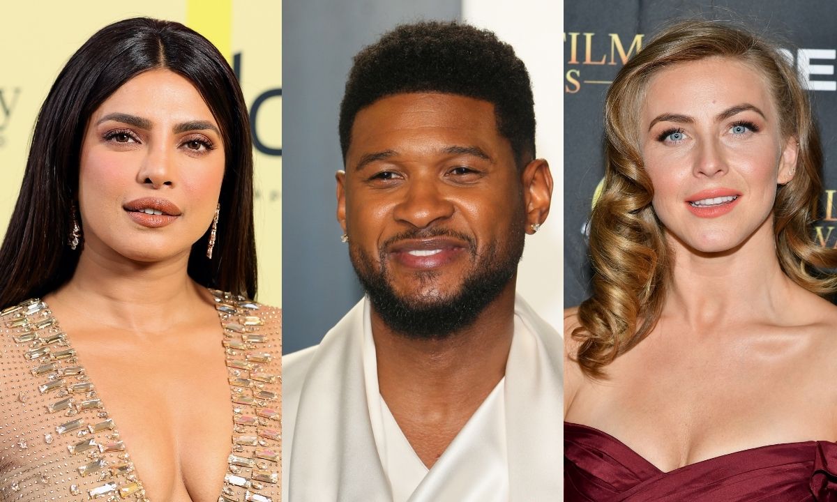 Priyanka Chopra Jonas, Usher, Julianne Hough at separate red carpet events