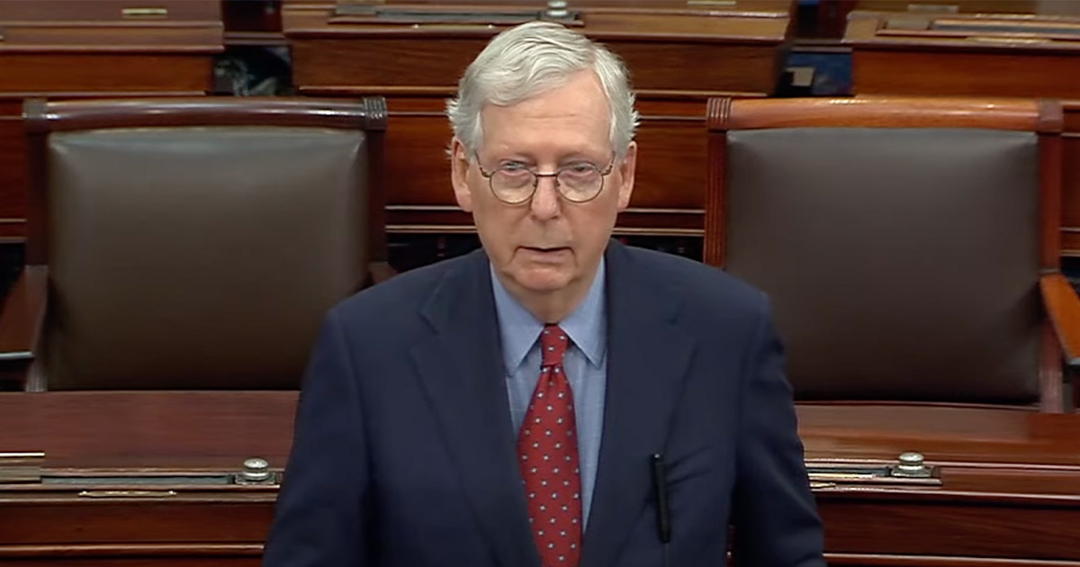 Mitch McConnell Gets Covid-19 Booster Shot