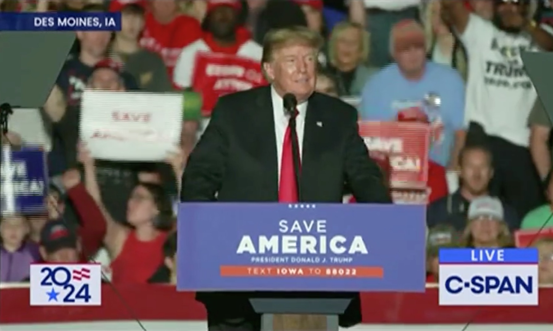 Donald Trump in Des Moines