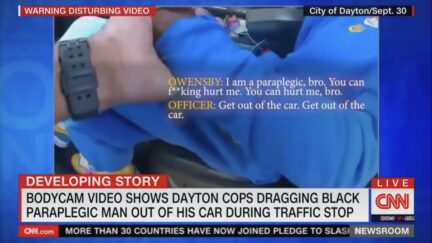 dayton ohio cops drag black paraplegic man from car