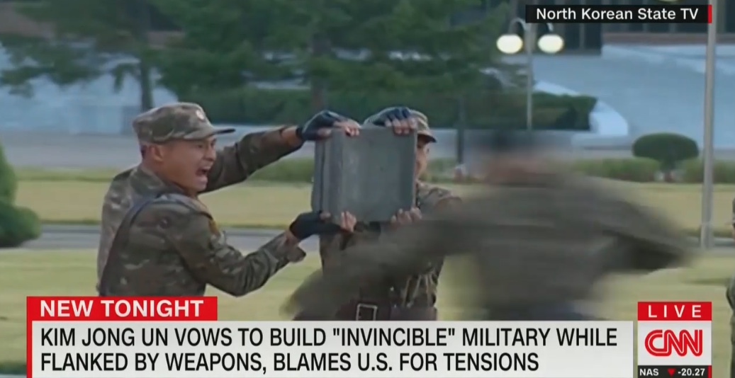 North Korea military drill